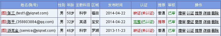 教員管理